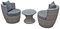 Harms 970308 Sitzgruppe Linz 3 TLG. grau