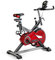 ECODE® Vollständig Verstellbares Spinning-Heimtrainer – Indoor-Fahrrad mit Variablem Widerstand – Heimtrainer mit Pulsmesser, Display, Fußriemen und Transportrollen