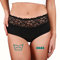 Taynie Deluxe Periodenunterwäsche aus Bio-Baumwolle - Periodenwäsche - Menstruationsunterwäsche - ersetzt 2-3 Tampons, Periodenslip Tragedauer bis 12 Std., waschbar bis 60°C (52, Schwarz)
