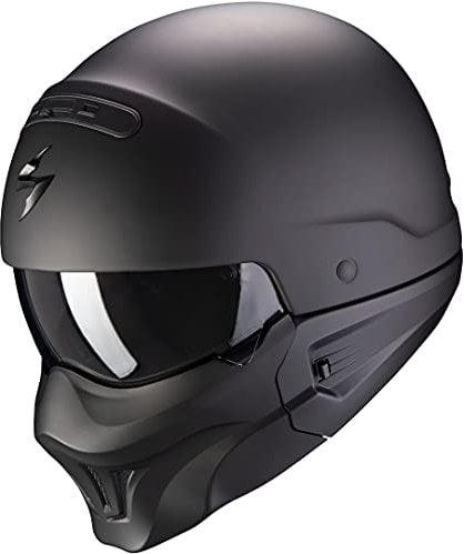 Scorpion Motorradhelm EXO-Combat EVO Matt Black, Schwarz, XS, 85-100-10-02