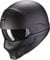 Scorpion Motorradhelm EXO-Combat EVO Matt Black, Schwarz, XS, 85-100-10-02