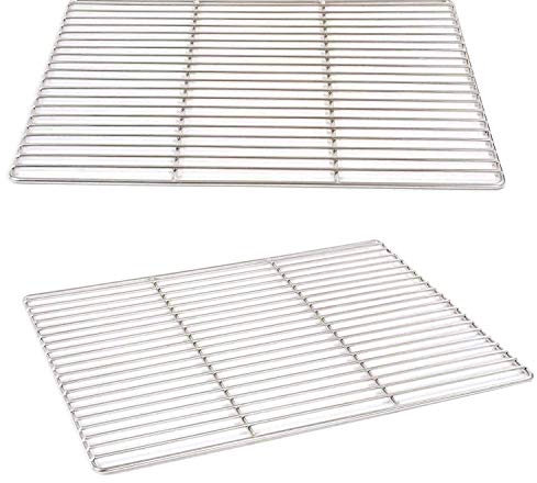 Grillrost 35 x 40 cm aus Edelstahl rostfrei und elektropoliert