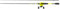 Mitchell Colors MX Casting Rute and Rolle Combo - Raubfisch Baitcasting Setup - Hecht, Zander, Barsch, 213 cm |10-50g, Neon