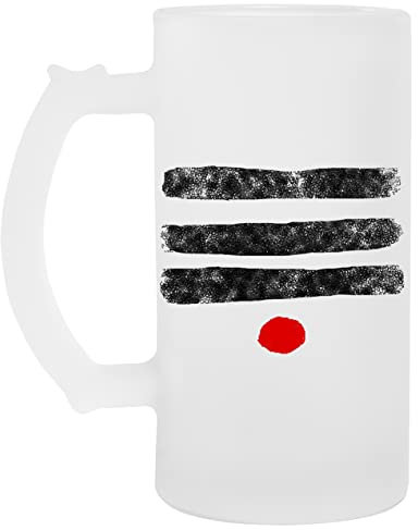 Shiva Streifen Glas Bier Becher Tasse Glass Beer Mug Cup