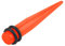 Taffstyle Piercing Ohrpiercing Bunt Dehnungsstab Dehnstab Taper Expander Ohr Stab Plug Glow in the Dark 2,5 mm Orange