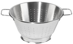 METRO Professional Scolapasta, acciaio inossidabile 18/8, 17.3 x Ø 32 cm, capacità: 8.4 L, argento