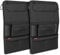 ATHLON TOOLS 2x Autositz-Organizer mit integrierter Tablet-Halter - Verstärkte Rückseite - mit Extra Federtasche - für Business und Kinder - Designed in Hamburg (Schwarz / 2er-Sparset)