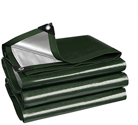 Lona de protección,140 g/m²,Lona Alquitranada con Ojales, Impermeable,Resistente a los Desgarros/Rayos UV,Cubierta para Muebles de Jardín,Camión,Piscina,Madera,Muebles de Terraza,4x9m