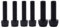 Fahrrad Vorbau Schraube, MTB Schrauben Vorbauschraube 4pcs M5*20mm und 2pcs M6*20mm Fahrradschraube Feste Schrauben mit Unterlegscheiben für Rennrad Vorbau (Schwarz)
