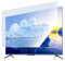 55-75 Zoll Anti-Glare TV Displayschutz, Filtert Blaues Licht, UV Schutz, Kratzfest, Entlastet Die Augen, Neue Verbesserte Mattierte Oberfläche, Für Sony, Samsung, Tcl, Sharp Usw / 75in1682x966mm