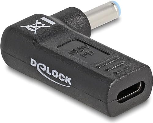 Adapter für Notebook Ladekabel USB Type-C(TM) Buchse zu HP 4,5 x 3,0 mm Stecker 90° gewinkelt