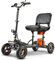 SuperHandy scooter de mobilité Explorer–4 Roues, Moteur Brushless de 500W, Batterie 48V, Capacité de 159 kg, Vitesse Maximale de 8 km/h, Cadre en Aluminium Légèrer [Brevet en attente]
