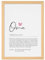 Fjllrven Definition Poster & Kunstdrucke | Oma Geschenk | Wandbilder Wohnzimmer | Weihnachten Geschenke für Oma Geburtstag | Wanddeko Deko Wohnzimmer | DINA A4 mit Rahmen Holz