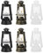 KONTONTY 6St Mini-Öllampe Mini-Möbel Mini-Laterne plastische Ornamente Puppenhaus Petroleumlampen Miniaturmodelle von Laternen Sahnekaugummi Zubehör Spielzeug Kerosinlampe Kind Plastik