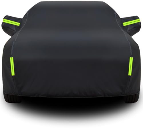 Bâche Voiture Extérieur pour BMW 4 Series Coupe,Housse de Voiture extérieure Respirante Protection Solaire Anti-Pluie Doublure en Coton