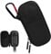 BRDRC Portable Small Case for Insta360 X4 X5 (for Original Lens Cap), Carrying Storage Bag Protective Cover Hard Shell Travel Protector with Wrist Strap Carabiner for Insta 360 X4 X5 Accessories
