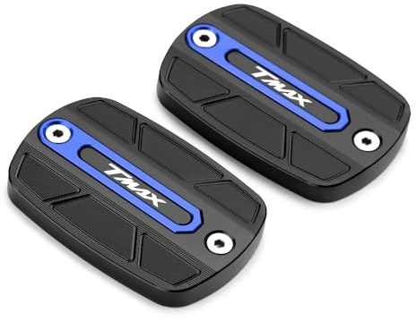 TREONK Moto Tappo del Serbatoio del Liquido del Freno Anteriore,Tappo Serbatoio Liquido Pompa Freno Anteriore per Tmax500 2004-2011; Tmax530 DX SX 2012-2019;TMAX 560 2020-2024;Tech max Tmax