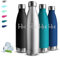 Gourde Isotherme, Gourde 500ml, Sans BPA, Gourde Enfant, 24h Froid & 12h Chaud, Gourde Inox, Anti Fuite, Gourde Metal, Facile à Transporter, Gourde Aluminium, pour École, Bureau, Voyage, Camping, Yoga