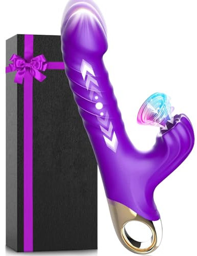 Vibradorador Mujer Juguetes Eróticos Pareja Sexuales 9×9×9 Modos APP Grande Dildo Realista Consoladores.. para Mujer con Vibradorador Succionador Clítoris Juguete Sexualmujer