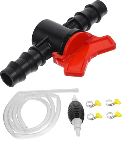 WEKADRIN 1ensemble Pompe Siphon Manuelle Avec Tuyau Et Clips Pour De Carburant Huile Eau Et