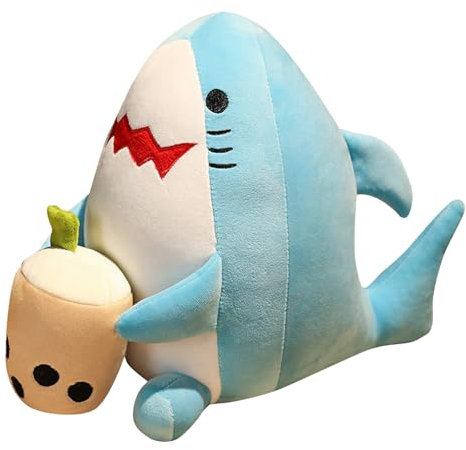 Fycakly Spielzeug 8 Zoll süßes Anime-Tierspielzeug für Jungen und Mädchen ​​ Große Plüschtiere Mädchen​​ (Sky Blue, 20cm)