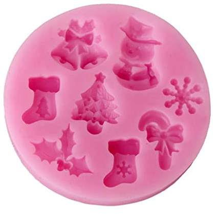 Mini Weihnachten Silikon Ton Schokolade Seife Form Fondant Kuchen Dekorieren