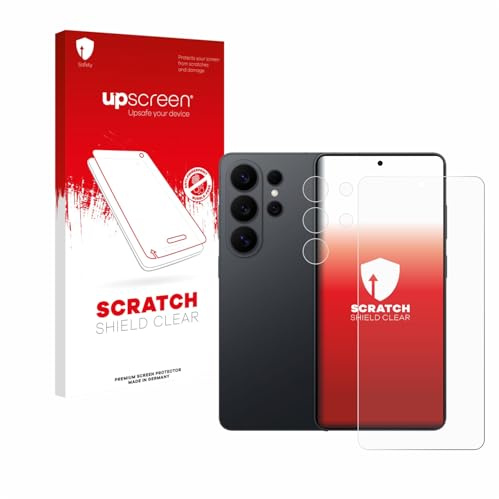 upscreen Schutzfolie für Samsung Galaxy S26 Ultra | (Display+Kamera) Transparenter Displayschutz Made in Germany Kristall-Klar Kratzschutz Anti-Fingerprint