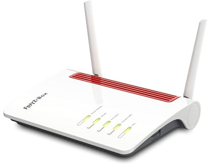 FRITZ!Box 6850 5G | 5G-Mobilfunk-Router | Wi-Fi 5 bis zu 1,2 GBit/s | Dualband WLAN (2,4/5 GHz), Internet per SIM-Karte, Zentrale für Telefonie & Smart Home, WLAN Mesh, Made in Europe