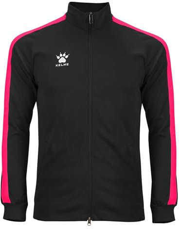 KELME Tuta Global Giacca, Uomo, Nero/Fucsia, XL