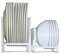 7U Plate Holders Organizer Upright Metal Dish Storage Dying Rack for Kitchen Counter Cabinet Cupboard Camper - White
