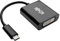 Tripp Lite U444-06N-DVIBAM Adaptateur USB-C (Type-C) vers DVI, USB 3.1 Gen 1, Compatible Thunderbolt 3, 1080p, M/F, Noir