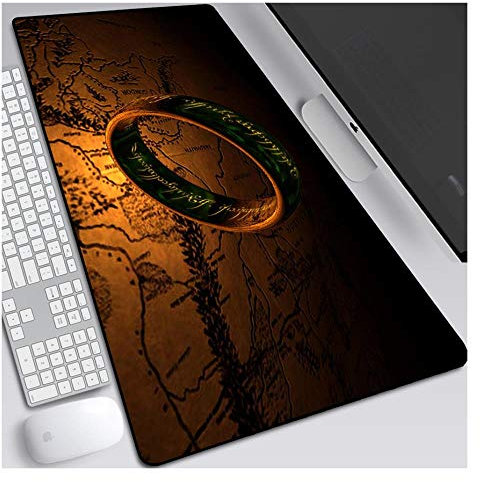 IGIRC Tapis De Souris Hobbit 900X400Mm, Grand Tapis De Souris De Jeu Professionnel XXL Étendu avec Base Épaisse De 3 Mm, pour Ordinateurs Portables, Pc