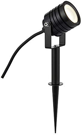 Saxby - Integrated LED 1 Light Outdoor Spike Light Black Anodised, Frosted IP65 78636
