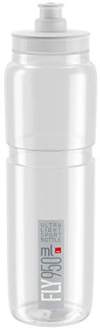 Elite Fly Trinkflasche Klar/Grau 950ml