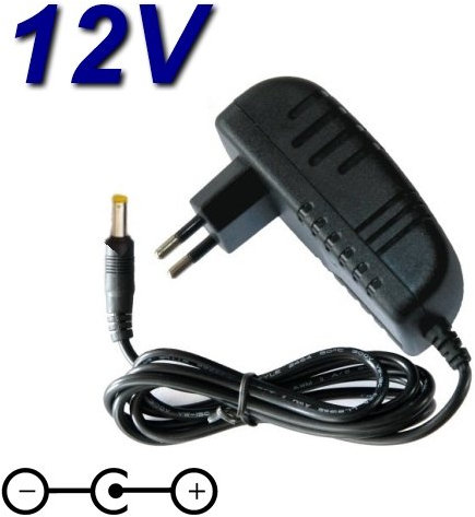 TOP CHARGEUR * Adattatore Caricatore Caricabatteria Alimentatore 12V per Ricevitore Satellitare Digitale Humax Tivumax Pro HD-6800S