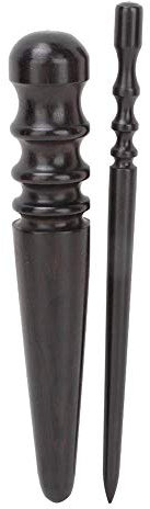 2 stücke Leder Polierer Burnisher, Leder Holzkante Handwerk Slicker Leder Poliert Stangen Rand Handwerk DIY Handarbeit Burnisher Werkzeug