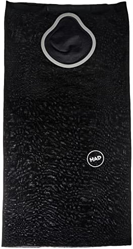 Had Unisex Smog Protection Röhrenschal, Total Black, One Size