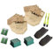 Italdos Kit Sacchetto di Aspirapolvere Compatibile per Vorwerk Folletto VK130 VK131-12 Sacchi + 2 Filtro Griglia Motore + 2 Filtri HEPA + 2 Spazzolini, Carta
