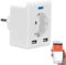 Luminea Home Control Elesion Home Assistant: WLAN-Steckdose, 2 USB-Ports, App, für Alexa, Google Assistant, Siri (Steckdose Elesion, WLAN-Steckdose Alexa kompatibel, Bedienungsanleitungen)