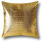 OTOSTAR Krokodilmuster PU-Leder Kissenbezug Dekorativen Wasserdicht Kissenhülle Moderne Minimalist Kissen Fall für Sofa Schlafzimmer Balkon Garten 45x45cm Golden