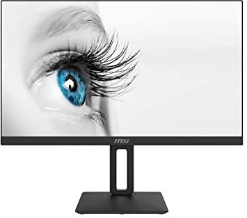 MSI PRO MP271P 27''Monitor, Adjustable, FHD (1920 x 1080), 75Hz, IPS, 5ms, HDMI, VGA, Built-in Speakers, Anti-Glare, Anti-Flicker, Less Blue light, TÜV Certified, VESA, Kensington