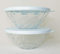 TUPPERWARE Diamant Stella Türkis Klar Servierschale Schüssel 2X 500ml + Mini Trichter lila