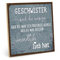 TypeStoff Holzschild mit Spruch – Geschwister – im Vintage-Look mit Zitat als Geschenk und Dekoration zum Thema Bruder, Schwester und Familie - HS-01237