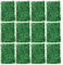 RibasuBB 12 Stück Künstlich Pflanzen Wand Gefälschte Sichtschutz Rasen Wanddeko 60x40cm für Hochzeit Hausgarten Wanddekoration