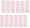 NUOBESTY Washi- Karten 40 Stücke Dekoratives Washi- Band Separates Bretter Band Sample Board Lagerung Lesezeichen Organizer- Karte für Planer Kunsthandwerksanzeige Home Office School Students