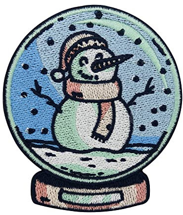 Finally Home Schneemann Patch zum Aufbügeln | Weihnachts Patches, Schneeflocke Bügelbild, Schnee Aufbügler, Weihnachtsmann Aufnäher