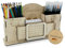 Birdart Box Schreibtisch Organizer mit Namen aus Holz, Stiftehalter Kinder personalisiert und nachhaltig (Schullmotive, Mit Kalender)
