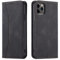 OKZone Cover per iPhone 12 Pro Max (6,7 Pollici), Custodia Flip Pelle Portafoglio Magnetica Libro [Slot Schede], Silicone TPU Bumper Wallet Supporto Cover, Antiurto [Kickstand] (Nero)