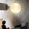 Kreativ 3D Drucken Mond Deckenleuchte Universum Planet Mond Pendelleuchte Höhenverstellba Kronleuchter Modernes Kinderzimmer Dachgeschoss Restaurant Schlafzimmer Wohnzimmer Hängeleuchte (L35cm)