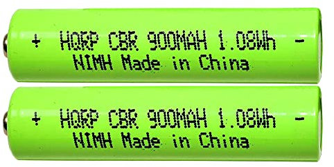 HQRP 2-Pack Battery for Panasonic Cordless Telephone 1.2V Battery HHR-75AAA/B, BK30AAABU, VTech BT205662, Outdoor Solar Garden Lights, TV Remote Control and Household Devices Replacement